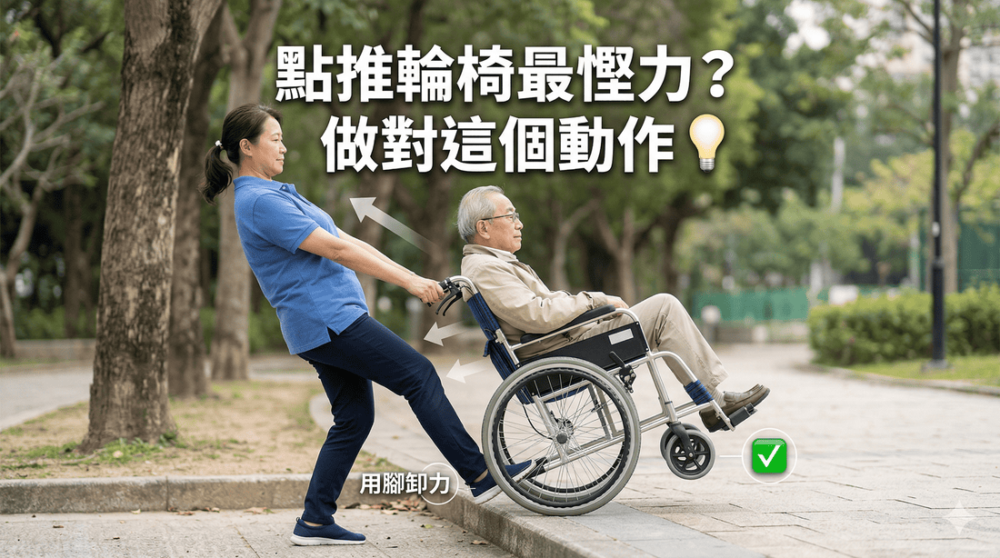 推輪椅實戰終極指南：點推輪椅最慳力？做對這個動作慳力 50%(附教學影片) - 天天代步