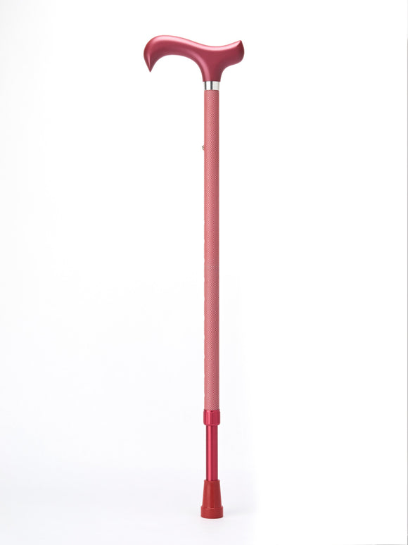 台灣品牌Merry Sticks 夜間反光拐杖  赤紅幾何