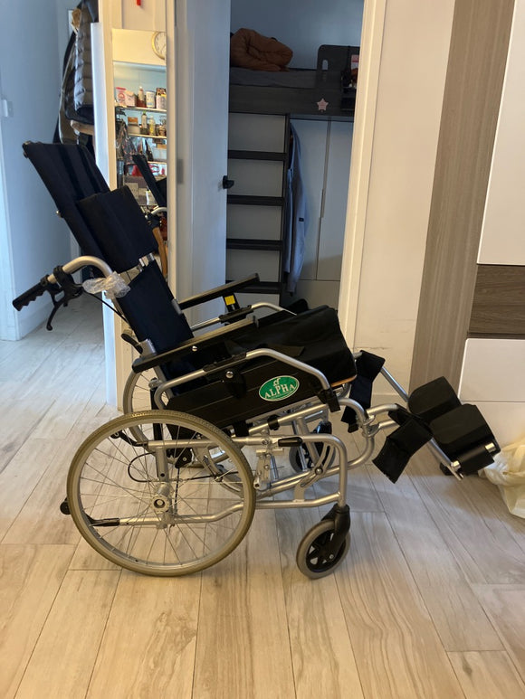 (Used) Manual Wheelchair_Alpha® Tilt High Back Wheelchair_Minor Use Signs (Original Price $6200)