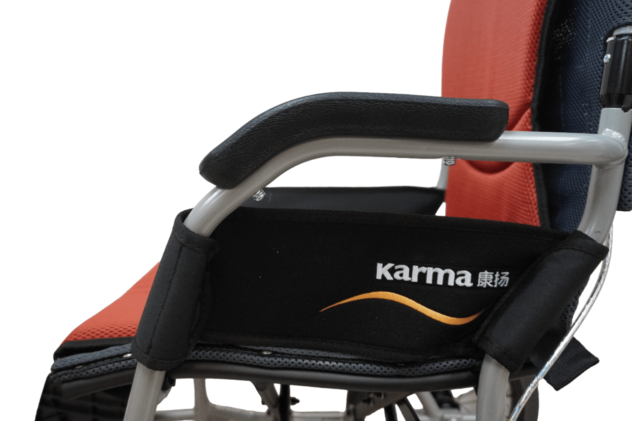 台灣品牌 Karma KM - 2501 超輕手推輪椅(8.5kg)外出旅遊輕便輪椅首選款 手推輪椅 | Karma 手推輪椅