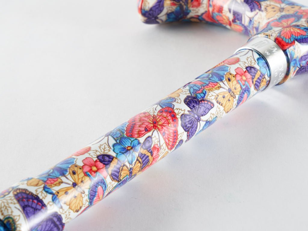 台灣品牌 Merry Sticks 繽紛生活折疊枴杖Premium - 蝶舞 / 心意 - 天天代步