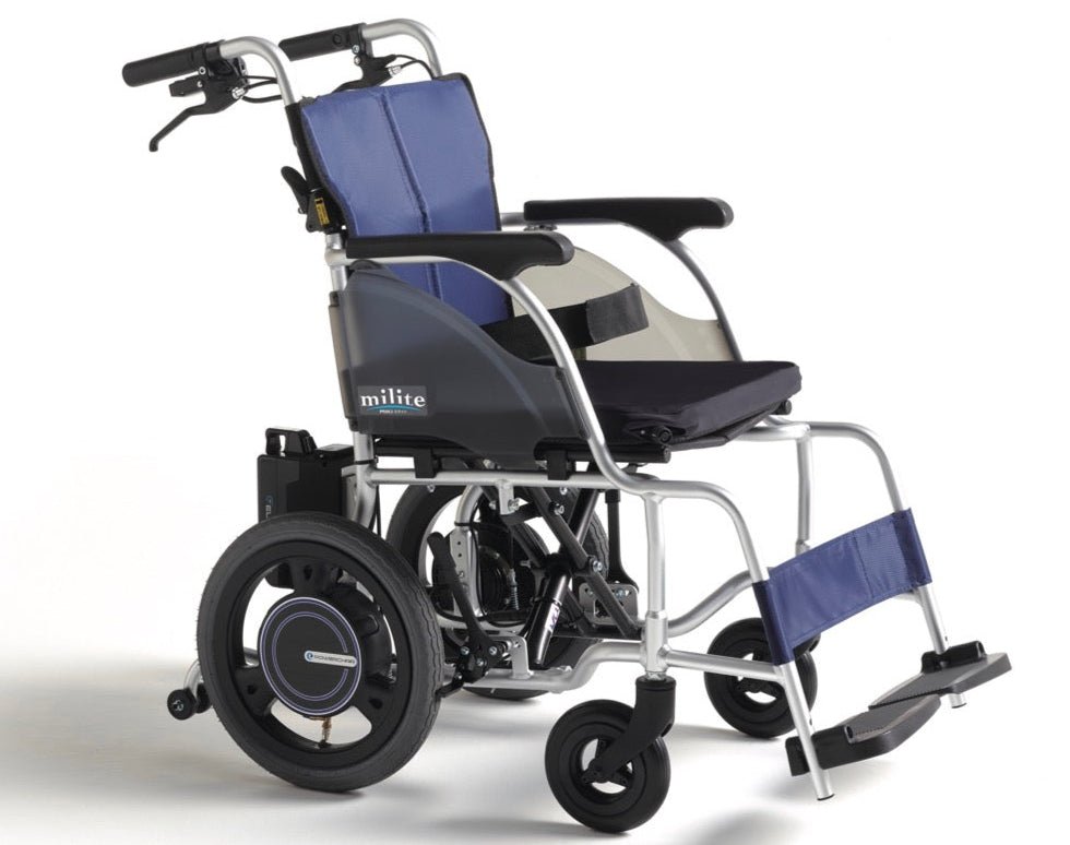 Miki CRT - ES - 2 電動助推後控輪椅｜照顧者省力推行 (日本製)(香港獨家代理) - 天天代步