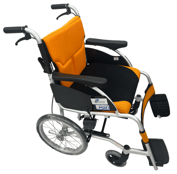 Japanese brand MIKI MCS-43JL hand-pushed wheelchair - lightweight
