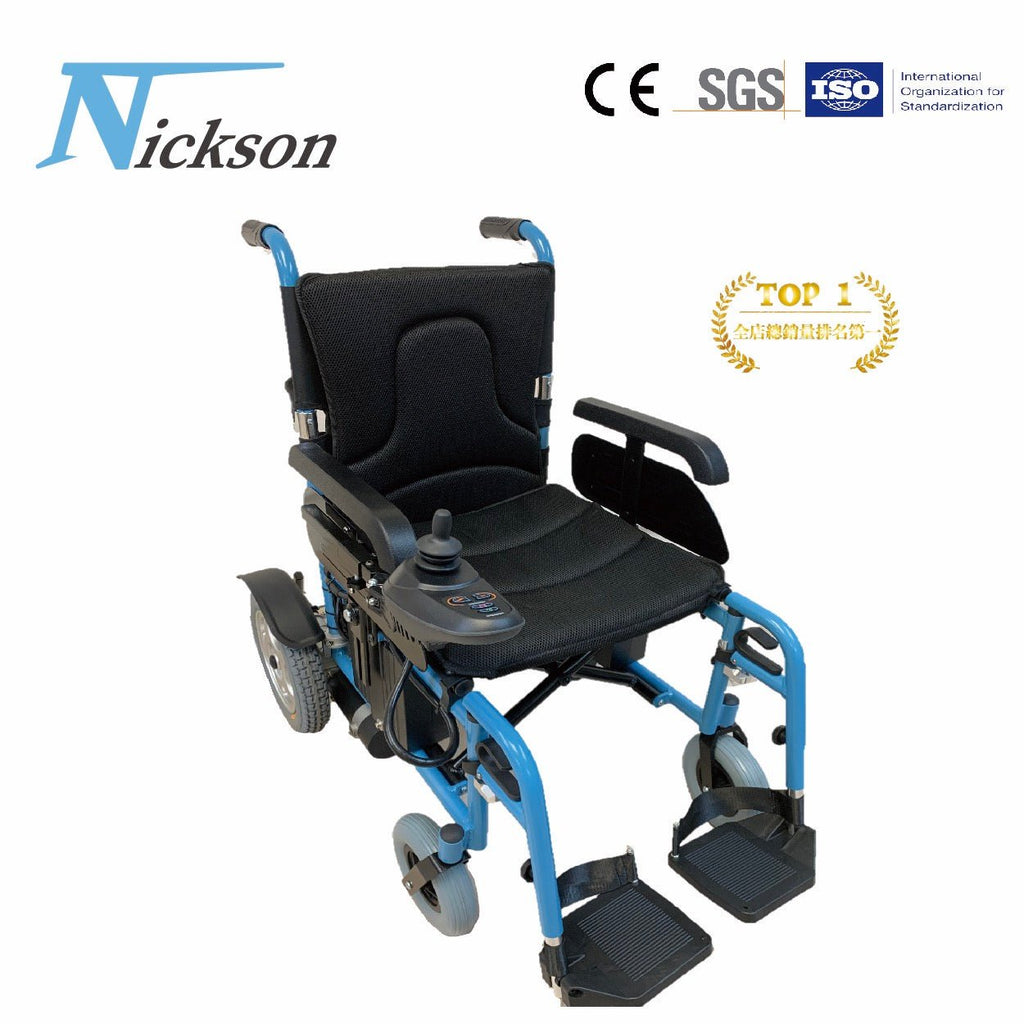 Nickson (力神)電動輪椅｜旗艦級車款｜多項認證、全店熱買 電動輪椅 | 黑色 原廠鋰電 電動輪椅
