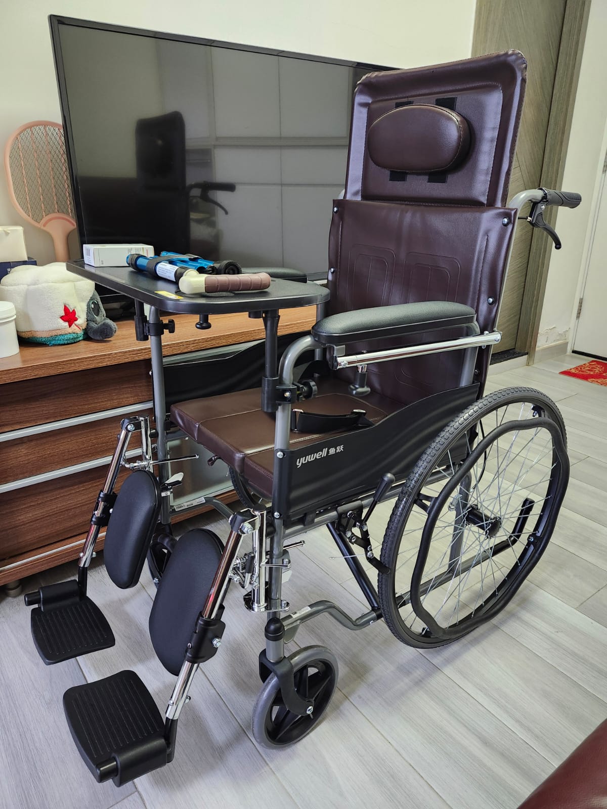 (二手)手動輪椅_魚躍（Yuwell）_H059B_全新未使用(原價$1065) - 天天代步